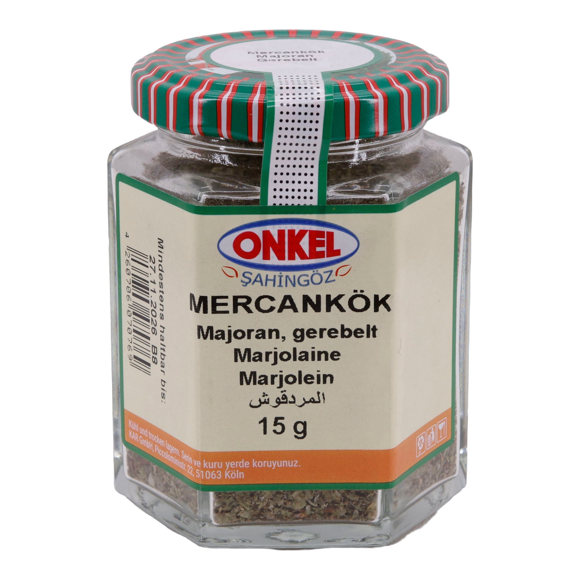 Mercankök Onkel Şahingöz | Majoran | Gerebelt | 15 g - Taste Your World